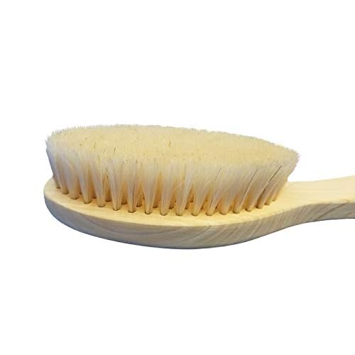 Japanese Body Brush for Bath or Dry Brushing, Exfoliation, Cellulite Treatment, Long Handle, Soft