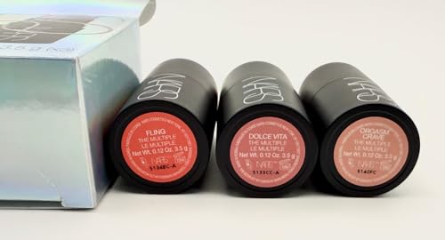 Mini Multi-Use Makeup Sticks Set for Eyes, Lips & Cheeks - 3 Shades