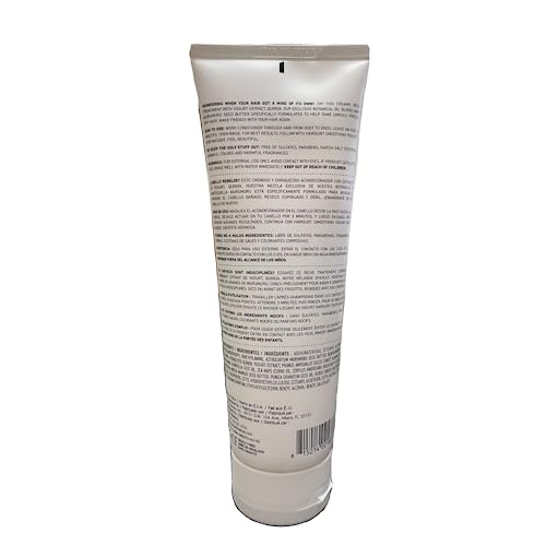 Smoothing Yogurt Hair Care Set - Strawberry Banana Shampoo Conditioner Mask - Frizz Control