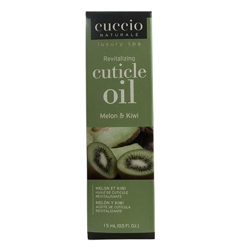 Cuccio Naturale Melon & Kiwi Revitalizing Cuticle Oil ? Nourishing Treatment for Dry, Cracked Cuticles & Brittle Nails, 0.50 Fluid Ounce