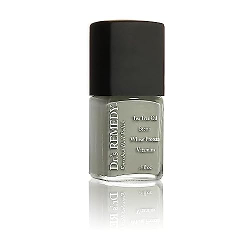 Dr¡¯s Remedy 4 Pack Nail Polish Treatment, COMEBACK Collection, Non Toxic and Organic All Natural Enriched Nail Strengthener - BALANCING Biotin Gummies/TOTAL Two-in-One/LYRICAL Lilac/SERENITY Sage