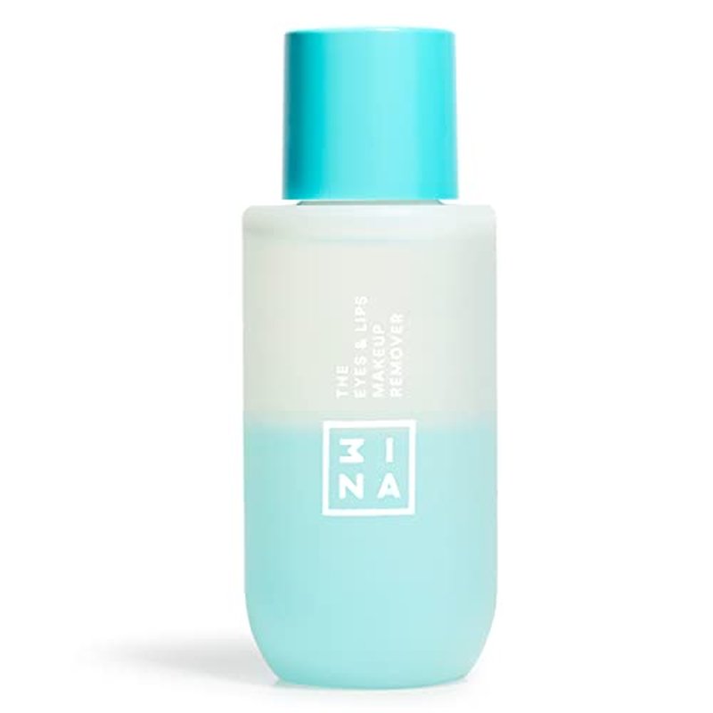 3INA The Eyes and Lips Makeup Remover - Gentle Hydrating Facial Cleanser for Waterproof Makeup, Sensitive Skin and Eyes - Alcohol Free - 3.38 oz