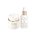 d'alba Piedmont Volufiline Skincare Set, Intensive Skin Elasticity Skincare (Volufiline Grinding Cream + Volufiline Ampoule (1.01 fl oz.))