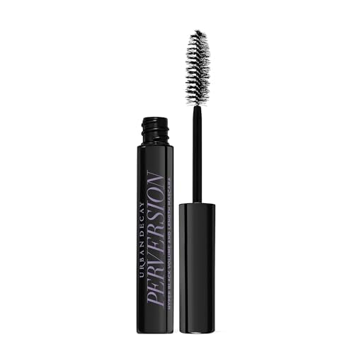 Urban Decay Perversion Volumizing Mascara - Intense Black Lengthening Mascara, Smudge-Resistant, Flake-free, Buildable Lash Volume & Length, Curling & Separating, Vegan Formula