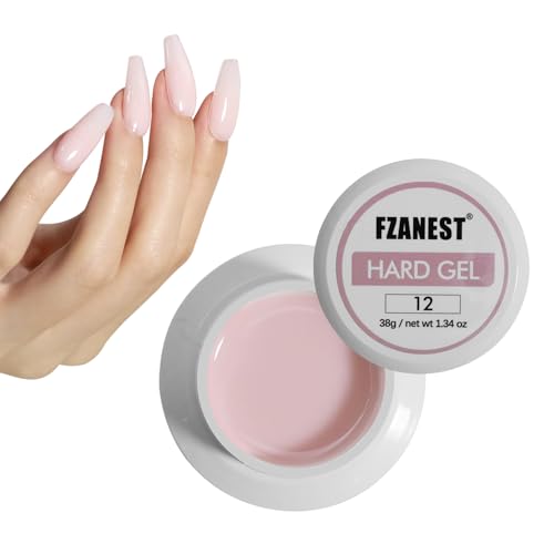 FZANEST Builder Gel in Jar 38g (6pcs) HEMA/TPO-Free UV/LED Soak-Off - Multicolor
