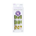 KISS imPRESS No Glue Mani Press On Nails, Design, 'Before Sunrise', Green, Short Size, Squoval Shape, Includes 30 Nails, Prep Pad, Instructions Sheet, 1 Manicure Stick, 1 Mini File