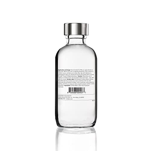 ClarityRx Brighten It 10% Lactic Acid Solution, Natural Plant-Based Exfoliating Face Treatment for Dark Spots, Discoloration & Uneven Skin (2 fl oz)