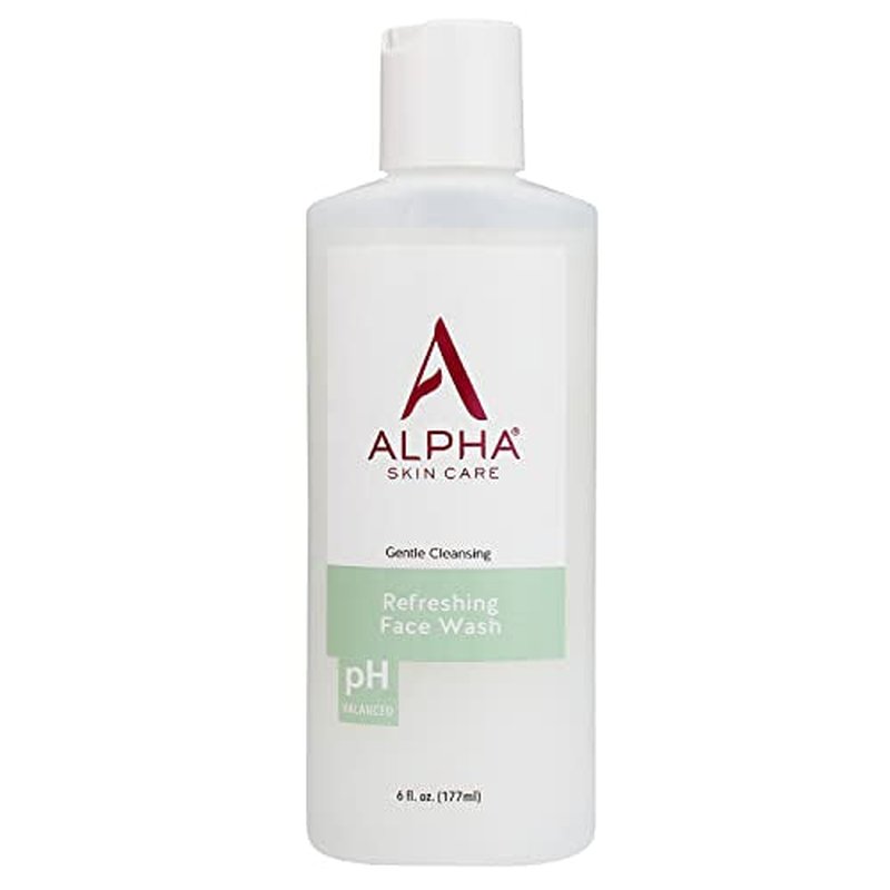 Alpha Revitalizing Body with 12% Glycolic AHA 12oz and Refreshing Face Wash | Anti-Aging Formula 6oz and Essential Facial Moisturizer with Hyaluronic Acid 2oz