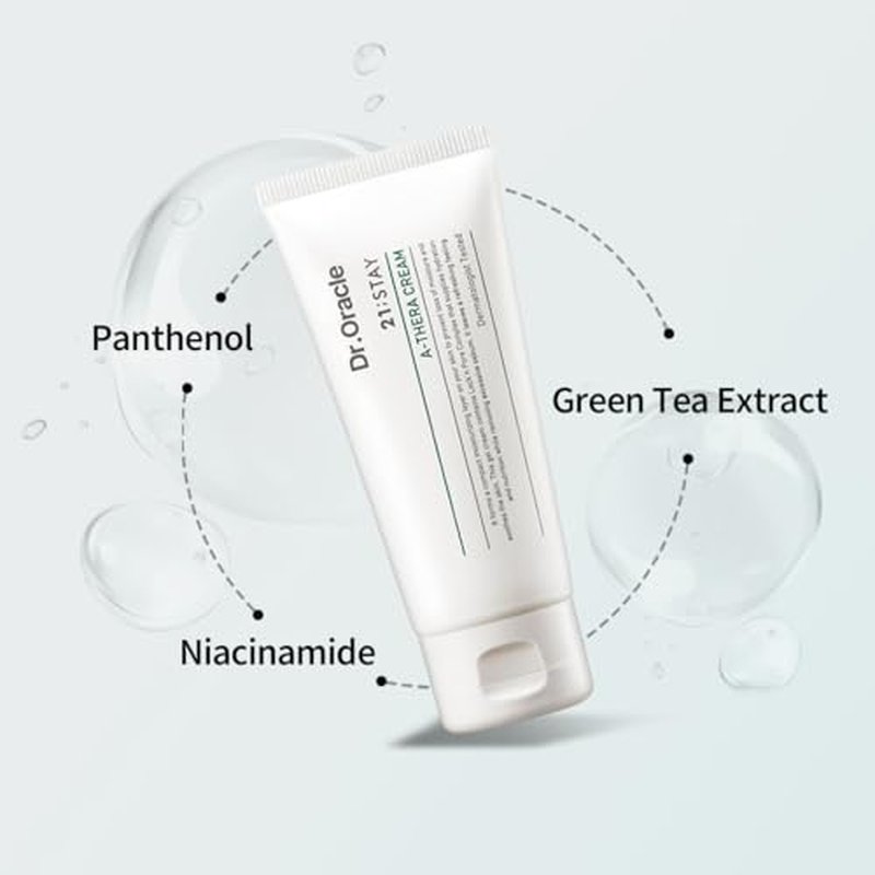 DR. ORACLE 21 Stay A-Thera Cream Gel ? Lightweight Gel Moisturizer for Oily, Sensitive Skin, Non-Comedogenic, Korean Skincare, Dermatologist Tested, 1.69 fl. oz