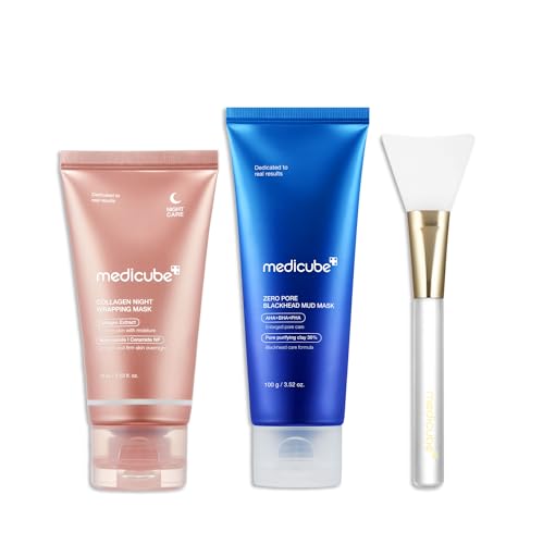 Medicube Korean Collagen & Mud Mask Duo - Pore Tightening & Elasticity Boosting