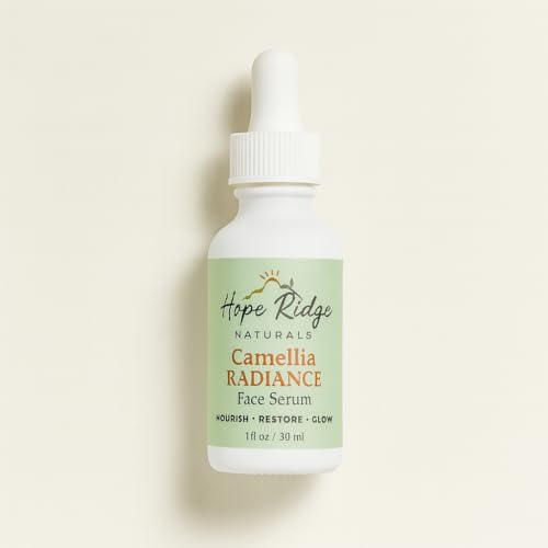 Camellia Radiance Face Serum, Ultra-Renewal Oil with Rose & Botanicals, Anti-Aging & Repair, for Normal/Dry/Combination/Mature Skin, Lightweight & Fast-Absorbing