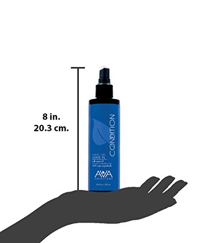 Ava Haircare Vegan Leave-In Conditioner - Sulphate & Paraben Free, Moisturizing Hair Treatment, 8.4oz
