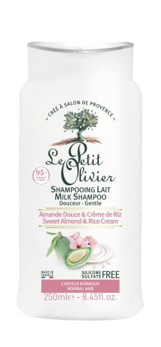 Gentle Milk Shampoo with Almond & Rice Cream for All Hair Types - 8.45 oz