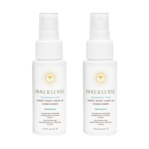 Sweet Spirit Leave-In Conditioner Fragrance-Free 2oz Pack of 2 - Hypoallergenic Hair Detangler