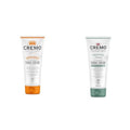 Cremo Barber Grade Sandalwood and Silver Water & Birch Shave Creams, Ultra-Slick Shaving Cream for Men Fights Nicks, Cuts and Razor Burn, 2 x 6 Fl Oz