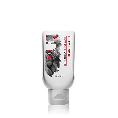 Billy Jealousy Devil's Delight Beard Envy Facial Hair Grooming Kit with Wash & Brush