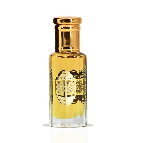 Intense Oud Peach Passion Long Lasting Perfume Oil for Women - 12ML with Floral & Vanilla Notes - Elegant Gift Set - Black Box