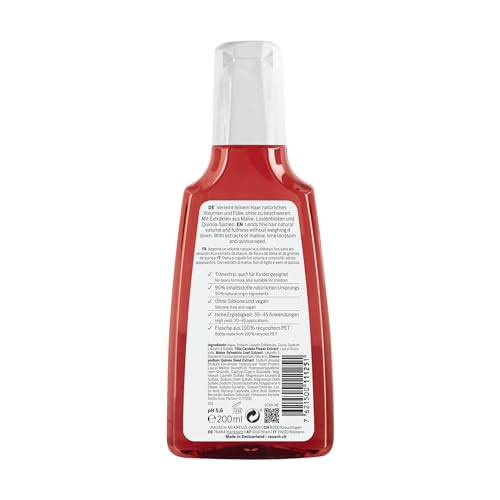Rausch Mallow Volume Shampoo 200ml - Volumizing Hair Care for Fine Hair