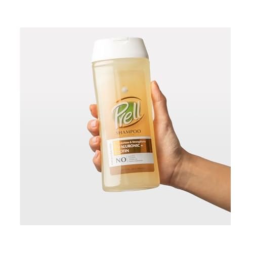 Prell Hyaluronic + Biotin Moisturizes & Strengthens Shampoo & Conditioner for All Hair Types 13.5 fl.oz