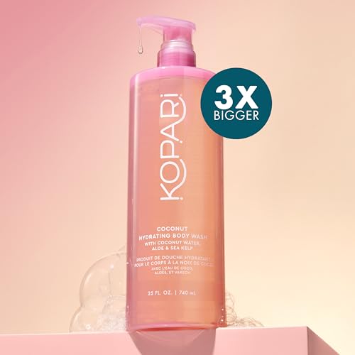 Kopari Jumbo Coconut Hydrating Body Wash 25oz with Organic Coconut Water & Aloe Vera - Coconut & Vanilla Scent