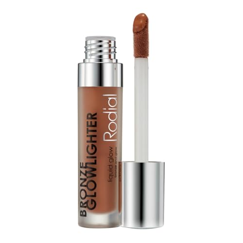 Rodial Bronze Glowlighter 0.2 fl oz, Liquid Cream Bronzer for Luminous Glow, Hydrating Bronzing Drops with Vitamin E & Vitamin C, Pearlescent Contour & Complexion Enhancer