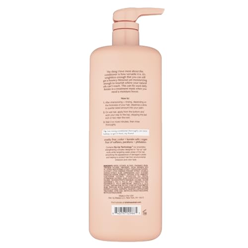 Kristin Ess Signature Conditioner 33.8oz for Dry Damaged Hair - Moisturizing & Smoothing, Sulfate-Free