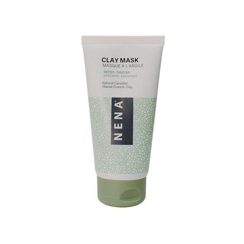 NENA Skincare Clay Mask 4.2 oz - Purifies, Rejuvenates & Refines Pores - Mineral-Rich Formula - Pack of 1