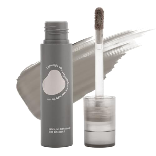 THESAEM Artlook Eyebrow Definer Pencil with Spoolie Brush 04 Black Gray ? Long Lasting Eyebrow Makeup for Soft Textured with Vitamin E - Triangular Pencil