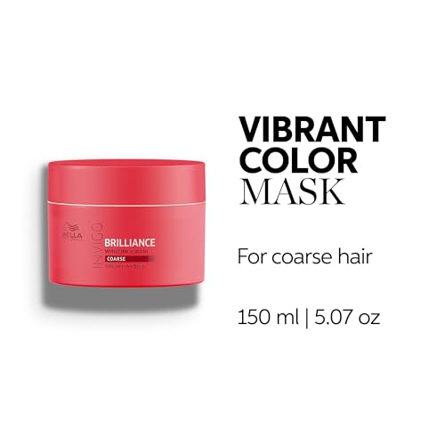 Wella Invigo Brilliance Hair Mask for Coarse Colored Hair - 5.07 Fl Oz