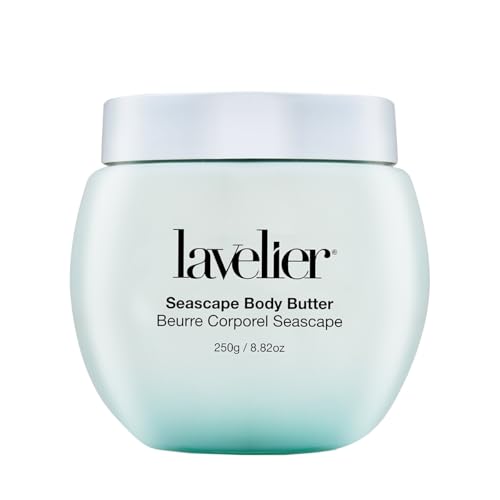 LAVELIER Seascape Body Butter with Shea Butter and Coral Seaweed Extract, Moisturizing Cream
