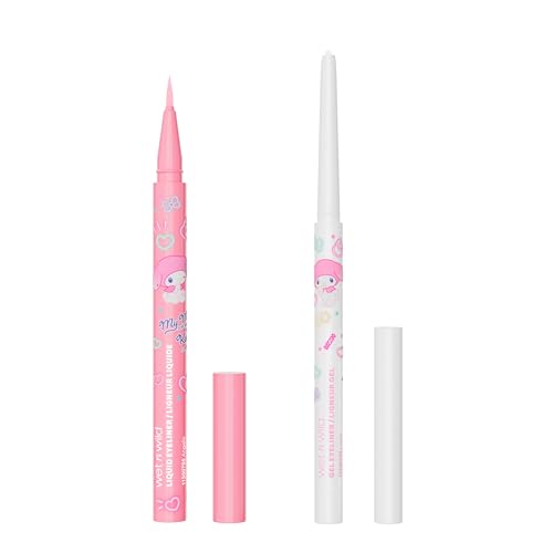 wet n wild My Melody and Kuromi Liquid And Gel Eyeliner Set - Bunny Bloom