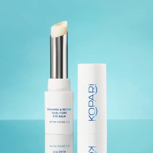 Kopari Ceramide & Retinol Dual-Core Eye Balm ? Targets Fine Lines, Texture & Puffiness with Encapsulated Retinol, Ceramides & Squalane ? Hydrating, Brightening, Anti-Aging Under Eye Treatment