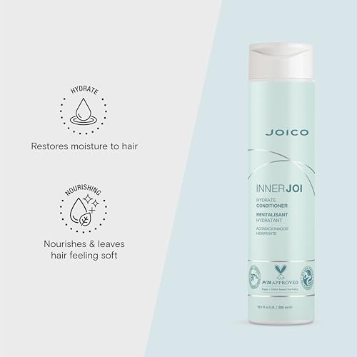 Joico InnerJoi Hydrate Conditioner 10.1 Fl Oz for Dry Hair & Scalp - Vegan & Sulfate-Free