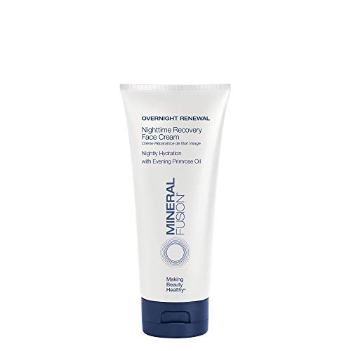 Mineral Fusion Overnight Renewal Night Face Cream - 3.4 oz - Restorative Nighttime Moisturizer