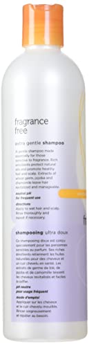 Fragrance-Free Shampoo for Sensitive Hair & Scalp - 12 oz Pack of 3
