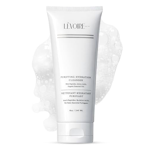 Purifying Hydration Cleanser| Gentle Daily Face Wash Infused with Peptides, Aloe Vera & Plant-Based Hyaluronic Acid| Sulfate-Free, Vegan & Cruelty-Free | 8oz