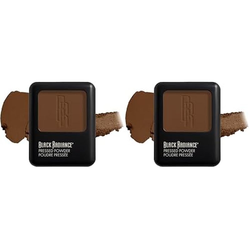 Black Radiance Pressed Powder, Deep Ebony, 0.14 Ounce (Pack of 2)