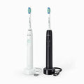 Electric Sonic Toothbrush with Quadpacer & Timer - Black & White