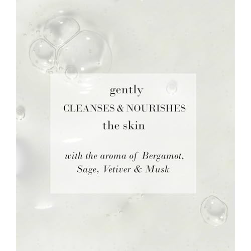 Body Wash, Rugged Aroma, 32 oz, Refill Pouch, Nourish and Softens Skin, Luxurious Scent of Bergamot, Sage, Vetiver and Musk, Rich Lather