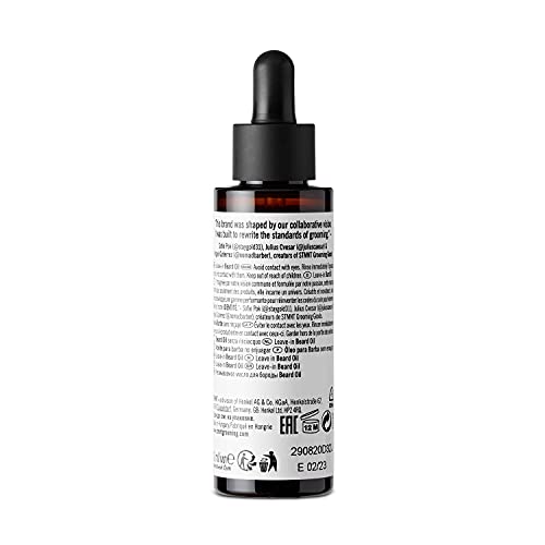Moisturizing Beard Oil with Natural Oils - Silicone Free, 1.6 oz
