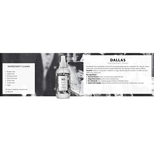 R+Co DALLAS Thickening Spray ? Volumizing & Texturizing Hair Spray, Adds Body & Fullness, All Hair Types