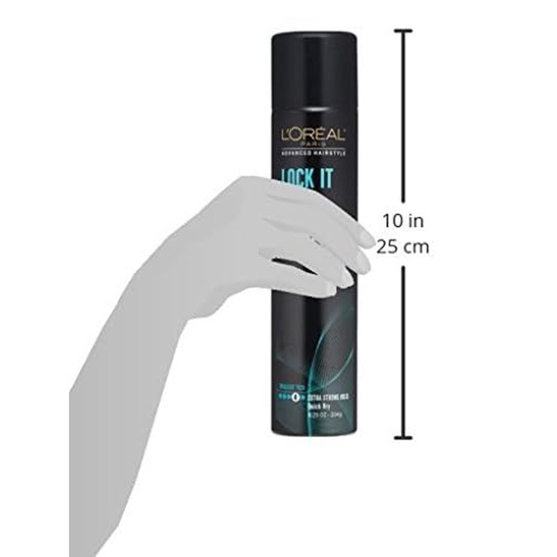 L'Or?al Paris Advanced Hairstyle LOCK IT Bold Control Hairspray, 8.25 oz.