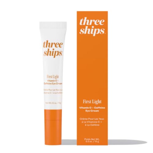 Three Ships Vitamin C & Caffeine Eye Cream with Cooling Ceramic Tip 0.5oz
