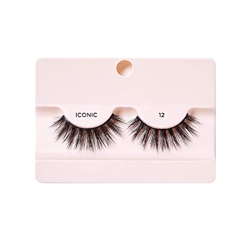 Lightweight 3D Angle & Volume False Eyelashes - Natural Strip Lashes 6 Pack