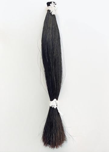 Horse Hair - 1/4 lb Natural Black for Crafting & Felting - 13-15 Inches