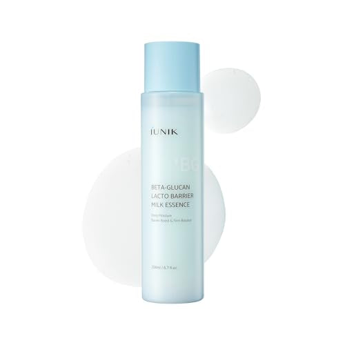 IUNIK Beta-Glucan Barrier Milky Toner Essence 6.7 Fl Oz Deep Hydration
