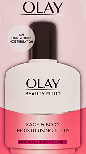 Olay Beauty Fluid Regular 100ml Face & Body Moisturizer - Lightweight Hydrating Lotion
