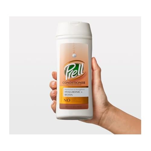 Prell Hyaluronic + Biotin Moisturizes & Strengthens Shampoo & Conditioner for All Hair Types 13.5 fl.oz