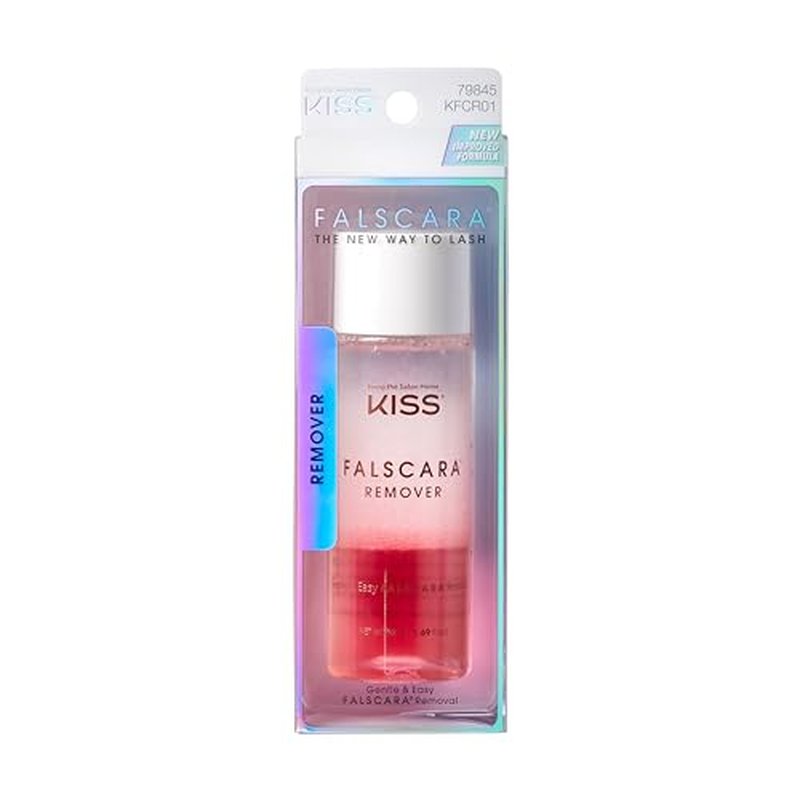 KISS Lash Couture Faux Mink Venus Lash Extensions, 60 Clusters + KISS Falscara Rosewater Lash Remover, Net Wt. 50 ml