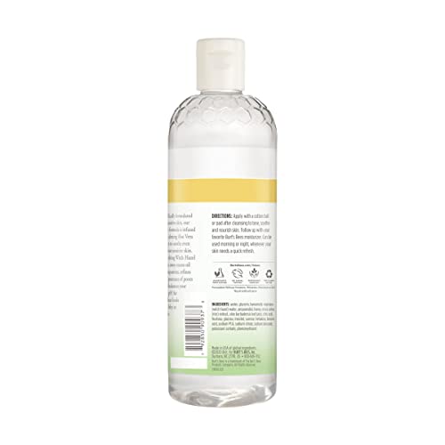 Burts Bees Sensitive Toner With Aloe Vera Unisex 12 oz
